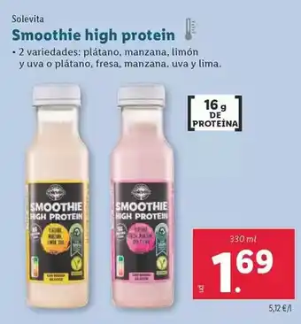Lidl Solevita - smoothie high protein oferta