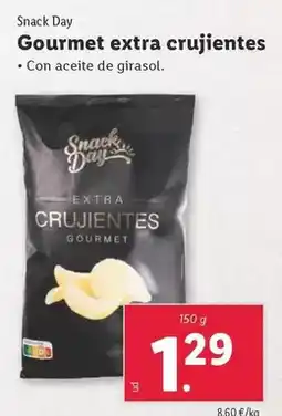 Lidl Snack day - gourmet extra crujientes oferta