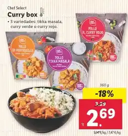 Lidl Chef select - curry box oferta