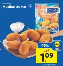 Lidl Ocean sea - muslitos de mar oferta