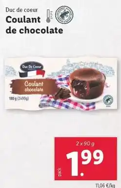 Lidl Duc de coeur - coulant de chocolate oferta