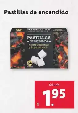 Lidl Pastillas de encendido oferta