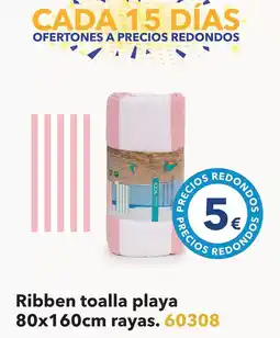 Tiendas MGI Ribben toalla playa 80x160cm rayas. 60308 oferta