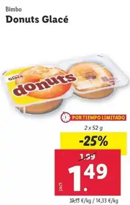 Lidl Bimbo - donuts glacé oferta