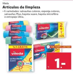 Lidl Vileda - articulos de limpieza oferta