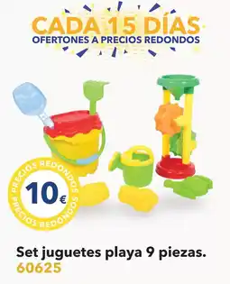 Tiendas MGI Set juguetes playa 9 piezas/ 60625 oferta