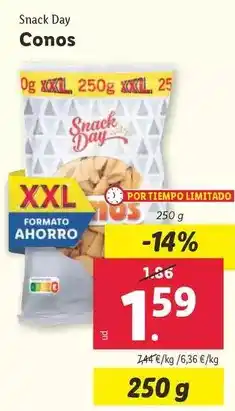 Lidl Snack day - conos oferta