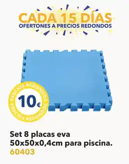 Tiendas MGI Set 8 placas eva 50x50x0,4cm para piscina oferta