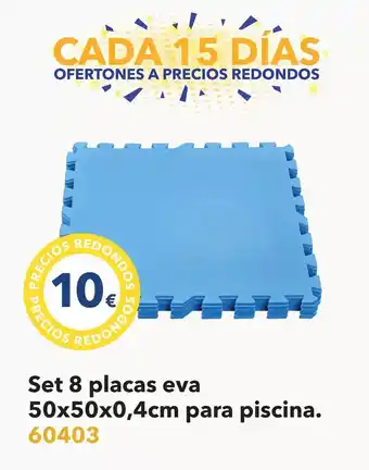 Tiendas MGI Set 8 placas eva 50x50x0,4cm para piscina oferta