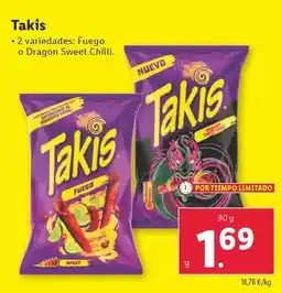 Lidl Takis - fuego oferta