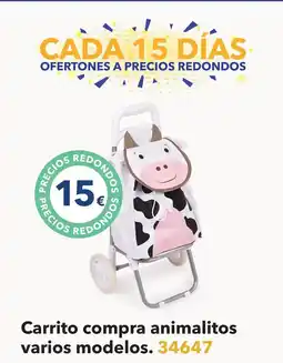 Tiendas MGI Carrito compra animalitos varios modelos oferta