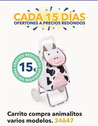 Tiendas MGI Carrito compra animalitos varios modelos oferta