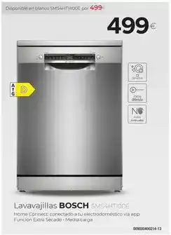 Tien 21 Bosch - lavavajillas sms4hti00e oferta