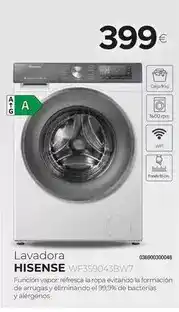 Tien 21 Hisense - lavadora wf3s9043bw7 oferta