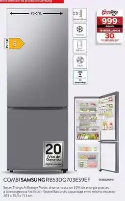 Tien 21 Samsung - combi rb53dg703es9ef oferta