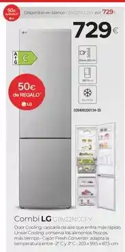 Tien 21 Lg - combi gbv22nccsw oferta