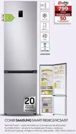Tien 21 Samsung - combi smart rb38c674csa/ef oferta