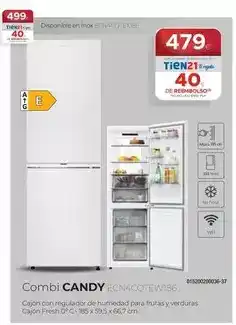 Tien 21 Candy - combi ecn4cqtex186 oferta