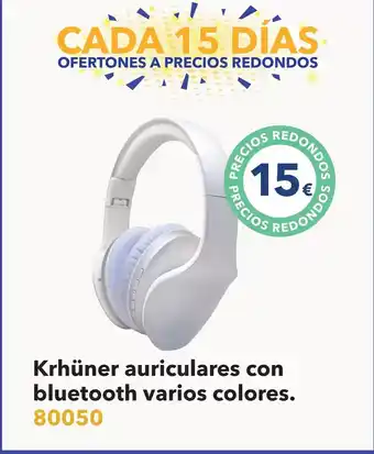 Tiendas MGI Krhüner auriculares con bluetooth oferta
