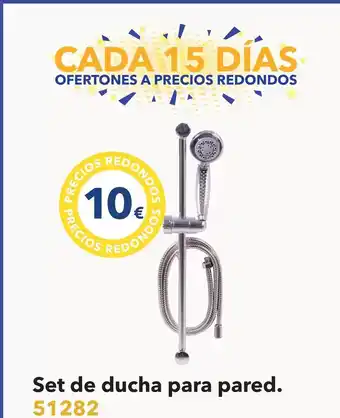 Tiendas MGI Set de ducha para pared oferta