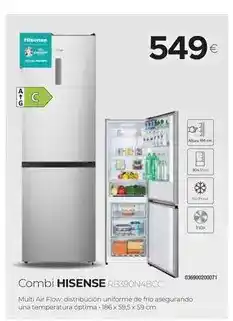 Tien 21 Hisense - combi rb390n4bcc oferta