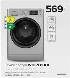 Tien 21 Whirlpool - lavasecadora ffwdd 1174269 sbv spt oferta