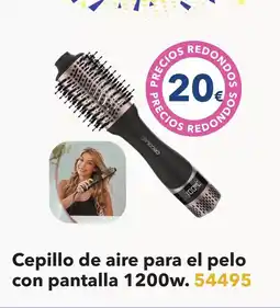 Tiendas MGI Cepillo de aire para el pelo con pantalla 1200w oferta