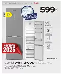 Tien 21 Whirlpool - combi whk 26362 xpse oferta