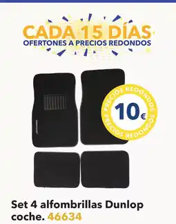 Tiendas MGI Dunlop - set 4 alfombrillas coche oferta