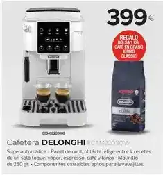 Tien 21 Delonghi - cafetera ecam220.20.w oferta