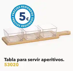 Tiendas MGI Tabla para servir aperitivos. 53020 oferta