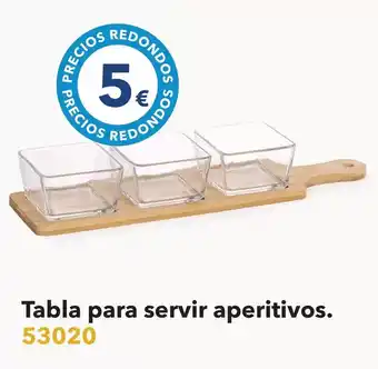Tiendas MGI Tabla para servir aperitivos. 53020 oferta