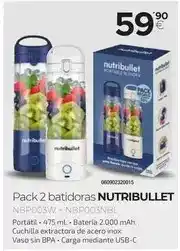 Tien 21 Nutribullet - pack 2 batidoras oferta