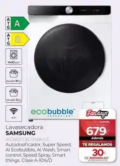 Tien 21 Samsung - lavasecadora oferta