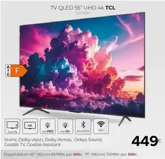 Tien 21 Tcl - tv qled 55 uhd 4k oferta