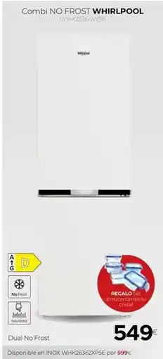 Tien 21 Whirlpool - combi no frost oferta