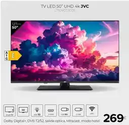 Tien 21 Jvc - tv led 50 uhd 4k oferta