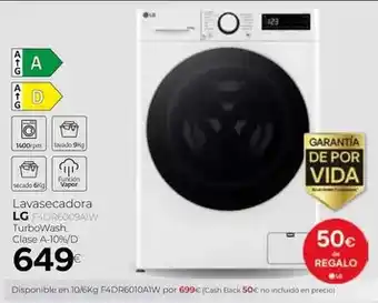 Tien 21 Lg - lavasecadora f4dr610a3w oferta