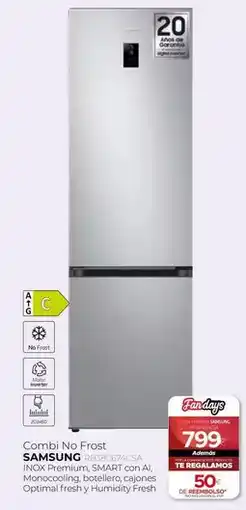 Tien 21 Samsung - combi no frost oferta