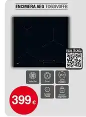 Tien 21 Aeg - encimera to63ivoffb oferta