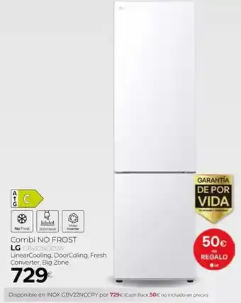 Tien 21 Lg - combi no frost oferta