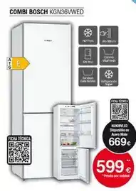 Tien 21 Bosch - combi kgn36vwed oferta