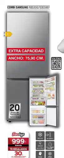 Tien 21 Samsung - combi rb53dg703es9ef oferta