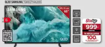 Tien 21 Samsung - qled to65q7f4auxxc oferta