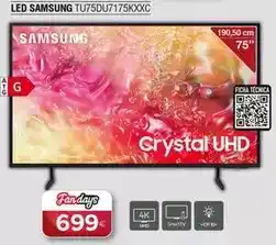 Tien 21 Samsung - led tu75du7175kxxc oferta
