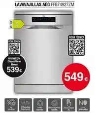 Tien 21 Aeg - lavavajillas ffb74927zm oferta
