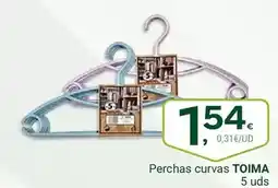 Supermercados Dani TOIMA Perchas curvas oferta