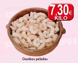 Congelados Copos Gambas peladas oferta