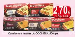 Congelados Copos La cocinera - canelones o lasanas oferta