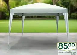 Supermercados Dani Gazebo plegable beige 3x3 m oferta